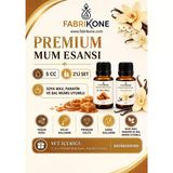 Premium Mum Esansı 5 Cc 2'Li Set - Karamel, Vanilya - Soya Wax, Parafin, Jel Wax Ve Bal Mumu Uyumlu Bkfab2krvn5