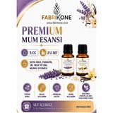 Premium Mum Esansı 5 Cc 2'Li Set - Lavanta, Vanilya - Soya Wax, Parafin, Jel Wax Ve Bal Mumu Uyumlu Bkfab2lvvn5