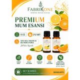 Premium Mum Esansı 5 Cc 2'Li Set - Limon, Portakal - Soya Wax, Parafin, Jel Wax Ve Bal Mumu Uyumlu Bkfab2lmpt5
