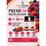 Premium Mum Esansı 5 Cc 2'Li Set - Orman Meyvesi, Çilek - Soya Wax, Parafin, Jel Wax Ve Bal Mumu Uyumlu Bkfab2omck5