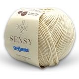 Premium Orijeans Amigurumi Ipliği Punch (Panç) Baby Soft Cotton 50 gr Jeans Ip Örgü Ipi - Ekru