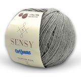 Premium Orijeans Amigurumi Ipliği Punch (Panç) Baby Soft Cotton 50 gr Jeans Ip Örgü Ipi - Gri