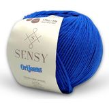 Premium Orijeans Amigurumi Ipliği Punch (Panç) Baby Soft Cotton 50 gr Jeans Ip Örgü Ipi - Saks Mavi