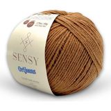 Premium Orijeans Amigurumi Ipliği Punch (Panç) Baby Soft Cotton 50 gr Jeans Ip Örgü Ipi - Sütlü Kahve