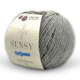 Premium Orijeans Amigurumi İpliği Punch Panç Baby Soft Cotton 50 Gr Örgü İpi (Gri)