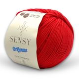 Premium Orijeans Amigurumi İpliği Punch Panç Baby Soft Cotton 50 Gr Örgü İpi (Kırmızı)
