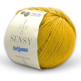 Premium Orijeans Amigurumi Ipliği Punch (Panç) Baby Soft Cotton 50 gr Örgü Ipi Ori Jeans Sarı