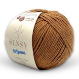 Premium Orijeans Amigurumi İpliği Punch Panç Baby Soft Cotton 50 Gr Örgü İpi (Sütlü Kahve)