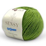 Premium Orijeans Amigurumi İpliği Punch Panç Baby Soft Cotton 50 Gr Örgü İpi (Yeşil)