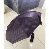Premium Otomatik Şemsiye, Siyah, Poliyester, 10 Telli, Teleskopik Saplı, Kılıflı, Unisex