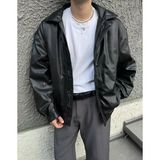 Premium Oversize Vintage Deri Ceket