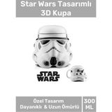 Premium Özel Tasarım Hediye Kutulu Star Wars Şekilli Seramik Kupa 14 x 15 cm 3D Bardak