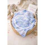 Premium Pamuklu Kışlık Bebek Battaniyesi 95X120 cm – Yumuşak, Sıcak Tutan, Erkek Bebek Mavi - 90 x 120 cm