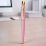 Premium Pembe Metal Roller Kalem