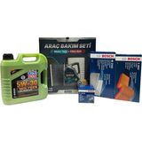 Premium Periyodik Bakım Seti Hyundai Getz 1399CC Benzin 97PS Model Yılı (2005-2011) (Liqui Moly 5W30 Motor Yağı, Bosch S3097 Hava Filtresi, M2161 Kabin Filtresi, P3316 Yağ Filtresi)