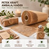 Premium Petek Dolgu Ambalaj Kağıdı 50 cm x 50 Metre | Esnek Paketleme ve Koruyucu Ambalaj Kağıdı