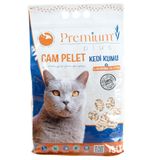 Premium Plus Çam Peleti Kedi Kumu 15 LT Yavru/Yetişkin Kediler ve Küçük Hayvanlar için%100 Organik Kedi Kumu - Astımlı ve Alerjik Kediler için Uygun - Kimyasal İçermeyen Çam Peleti
