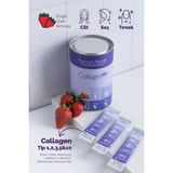 Premium Powder Collagen 300G, 5 Tip Toz Kolajen 10.000MG x 30 Şase & Multivitamin Çilek Aromalı