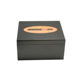 Premium Quality PremiumQuality Polermo Siyah Sedir Humidor Puro Kutusu - TR9638