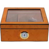 Premium Quality PremiumQuality Reina Taba Desenli Sedir Humidor Puro Kutusu