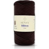 Premium Ribbon Polyester Ip 200 gr Polyester Ribbon Makrome Ipi (Kahverengi)