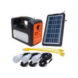 Premium Rt-902 Güneş Enerjili Solar Şarjlı Bluetoothlu Mp3-radyolu Çadır Kamp Aydınlatma Fener Seti 1 A