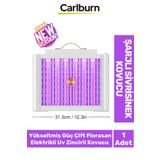 Premium Şarjlı Yükseltmiş Güç Çift Florasan Elektrikli Uv Zincirli Askılı Sinek Sivrisinek Öldürücü