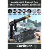 Premium Seri Ayarlanabilir Başlıklı Güçlü Basınçlı Çok Fonksiyonlu Araba Yıkama Tabancası
