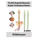 Premium Seri Kulak İçi Kir Temizleme Hava Basınçlı Doğal Aromaterapi Mumu 6 Adet