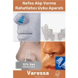 Premium Seri Nefes Alıp Vermeyi Rahatlatıcı Horlama Azaltıcı Burun Delik Aparatı 12'li Set