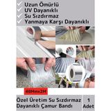 Premium Seri Su Geçirmez Isıya Dayanıklı Alüminyum Ultra Güçlü Tamir Bandı Çamur Bant 1 Adet