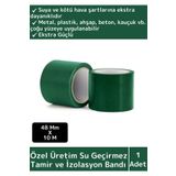 Premium Seri Süper Güçlü Su Geçirmez Sızdırmaz Yeşil Çok Amaçlı Tamir ve Izolasyon Bandı 48MM x 10M