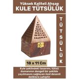 Premium Seri Yüksek Kaliteli Yoga Meditasyon Aromaterapi Chakra Pozitif Enerji Ahşap Kule Tütsülük
