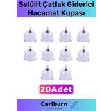 Premium Series Çatlak Vakumlu 7 Numara Hacamat Kupası 20 Adet