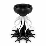 Premium Shot Bardak Standı 8'li, 3D Baskı Shot Glass Holder, Bar Aksesuarı, Tequila Shot Sunum Standı, Limon Hazneli Parti Servis Standı, Siyah Beyaz