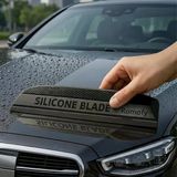 Premium Silikon Araç Su Çekici Çizmez - Su Lekesi Önleyici Araba Slikon Çekçek Cam Ve Kaporta Su Temizlik Sileceği - Hızlı Kurulama Aparatı - Esnek Gövdeli Araç, Cam ve Kaporta Sileceği