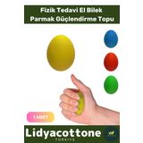 Premium Silikon Stres Topu El Egzersiz FizikTedavi Topu El Bilek Parmak Güçlendirme Ameliyat Sonrası