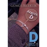 Premium Silver Kardeşe Hediye İçin Sevgiliye Anlamlı Kaliteli Bileklik 925 Ayar Gümüş Erkek D Harfli 5mm Mardin Midyat