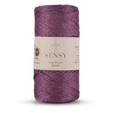 Premium Simli 200 Gr Polyester Makrome Ipi Mürdüm 2 Mm - 230 M Supla Ip ve çanta ipliği