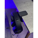 Premium Siyah Masa Kenarı Kulaklık Standı – Shadow Edition | Kaydırmaz Keçeli, Ergonomik ve G