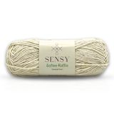 Premium Softee Raffia Yumuşak Çok Renkli Rafya Kağıt Ebruli El Örgü İpi Hobi İp (Ekru)