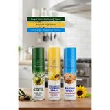 Premium Sprey Yağ Serisi, Zeytinyağı, Ayçiçek Yağı ve Hamur Işleri Sprey Yağ, 3 x 250 ml