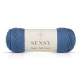 Premium Super Soft Saver El Örgü Ipi Hırka Kazak Ip Şal Bere Ipliği Ev Dekorasyon Ipi (Mavi)