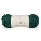 Premium Super Soft Saver El Örgü Ipi Hırka Kazak Ip Şal Bere Ipliği Ev Dekorasyon Ipi (Yeşil)