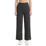 Premium - Sway Collection | Siyah Basic Yüksel Bel Modal Bol Paça Kadın Pantolon