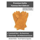 Premium Tasarım Isıya Dayanıklı Kaynak Yangın Su Geçirmez Çok Amaçlı Yanmaz Deri Eldiven
