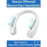 Premium Taşınabilir Şarjlı Güçlü Yüksek Kaliteli Sessiz Hava Soğutucu Üflemeli Boyun Fan Vantilatör