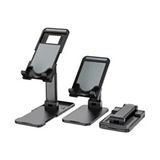 Premium Ticaret Katlanır Telefon ve Tablet Masaüstü Standı Tutucu Ergonomik Kullanım Özellikli - Gri