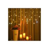 Premium Ticaret Yıldız 4M 96 Led 19 Saçak 40-50-60Cm Gün Işığı Yıldız Boyutu:7Cm Sarı