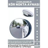 Premium Tüm Araçlarla Uyumlu Ayarlanabilir Açı Geniş Açı Çerçevesiz Montajsız Kör Nokta Aynası 2 Adt